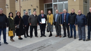 MESO başkanı Akyüz mazbatasını aldı