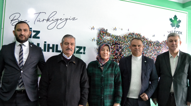 Millet ittifakı üyesi partilerin ilçe başkanları Salihli'de toplandı