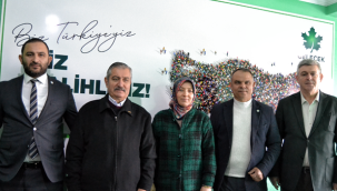 Millet ittifakı üyesi partilerin ilçe başkanları Salihli'de toplandı