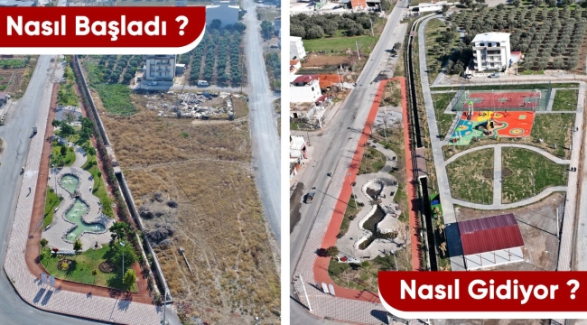 Onlarca insana nefes aldıracak park bitiyor