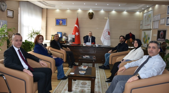 Tarım il müdürü Öztürk'ün ziyaretçi trafiği