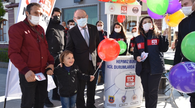 Vali Karadeniz 112 çalışanlarının gününü kutladı.