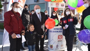 Vali Karadeniz 112 çalışanlarının gününü kutladı.