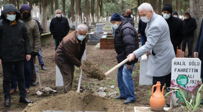 Yaralı toprağa verildi