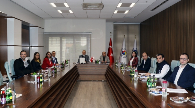 Ziyarette ortak projeler ele alındı