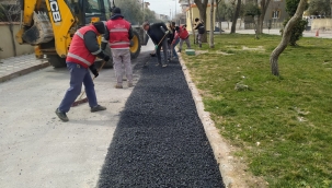 Akhisar belediyesinin 5 mahallede yol bakımı