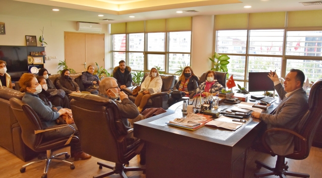 Akhisar çevre derneğinden başkan Dutlulu'ya ziyaret 