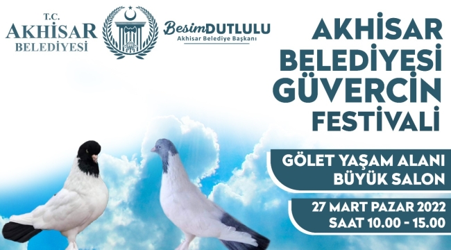 Akhisar'da güvercin festivali