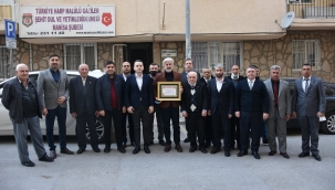 AKP il başkanı Hızlı,Taydaş'ı ziyaret etti.