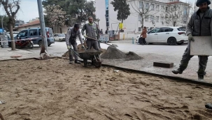Alaşehir belediyesi bakım onarım çalışması