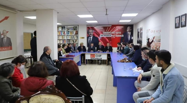 Başkan Akın CHP il başkanlığını ziyaret etti