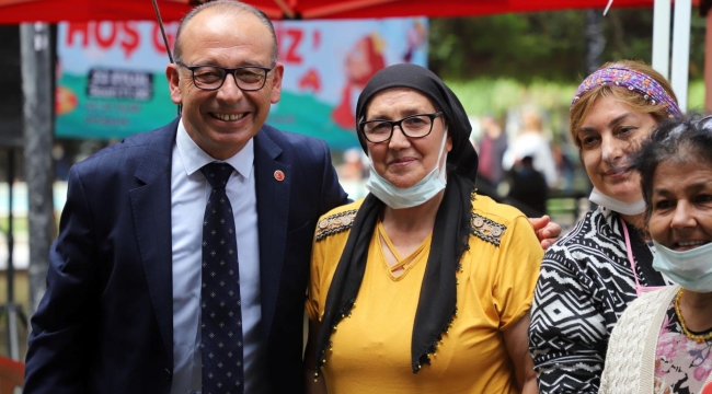 Başkan Akın'kadınlar emeğin, sembolü '
