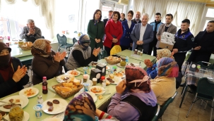 Başkan Bilgin, emekçi kadınları unutmadı
