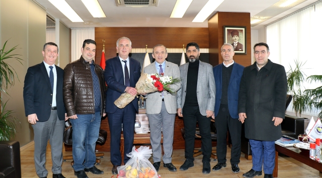 Başkan Bulgay,TSO başkanı Yılmaz'ı ziyaret etti