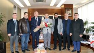 Başkan Bulgay,TSO başkanı Yılmaz'ı ziyaret etti