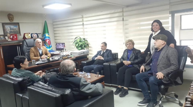 CHP heyetinin Alaşehir'de kurum ziyareti