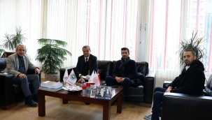 CHP il başkanı Balaban TSO başkanı Yılmaz'ı ziyaret etti