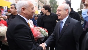 CHP lideri Saruhanlı'da