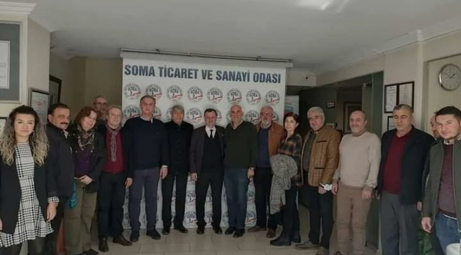 CHP'liler STSO başkanı Doğan'ı ziyaret etti