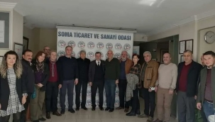 CHP'liler STSO başkanı Doğan'ı ziyaret etti