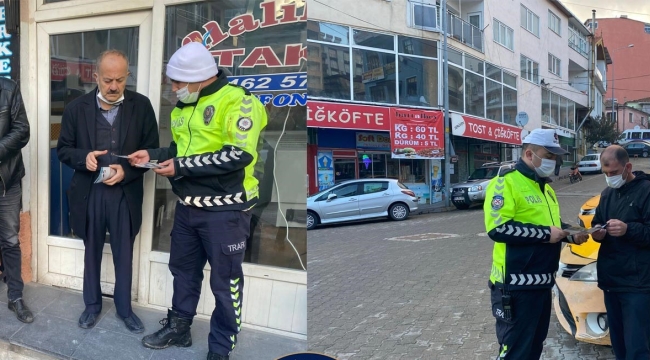 Demirci'de taksicilere trafik eğitimi