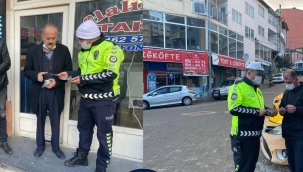 Demirci'de taksicilere trafik eğitimi