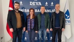 Deva partisi il başkanı Tunçdirek'e ziyaretler sürüyor