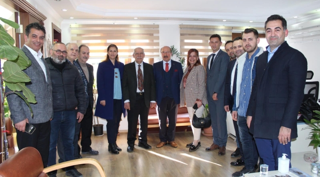 Deva partisinden MESO başkanı Akyüz'e ziyaret