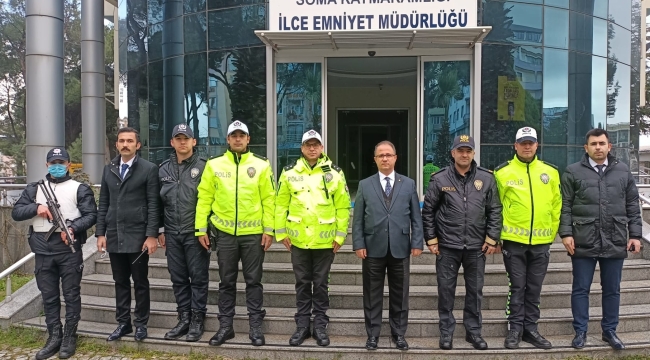 Emniyet müdürü Uslusoy Soma'da