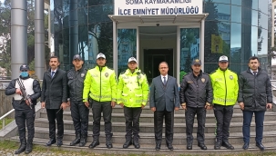 Emniyet müdürü Uslusoy Soma'da