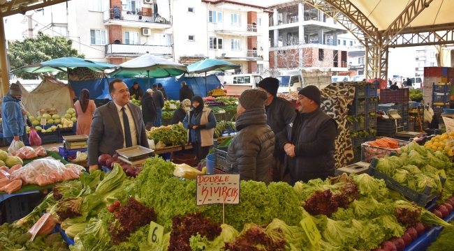 Esnaf dostu başkan Dutlulu, esnafları ziyaret etti