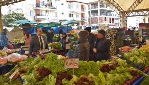 Esnaf dostu başkan Dutlulu, esnafları ziyaret etti