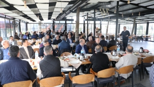 Esnaf oda başkanlarıyla buluşan Dutlulu' esnafları yanındayız'