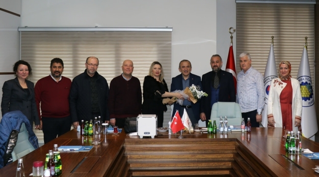 GP İl başkanı Onultmak TSO başkanı Yılmaz'ı ziyaret etti
