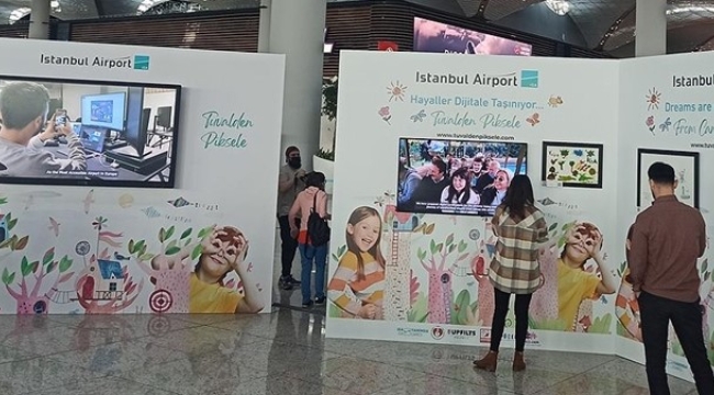 'Hayaller dijitale taşınıyor' resim sergisi açıldı