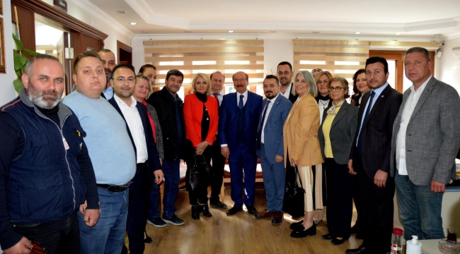 İyi partiden Akyüz'e ziyaret