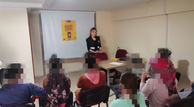 Kadın konukevinde KADES uygulaması