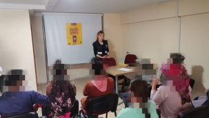 Kadın konukevinde KADES uygulaması