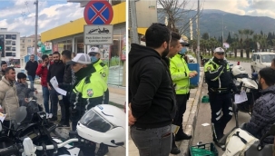 Kurye motorsiklet kullanıcılarına trafik eğitimi