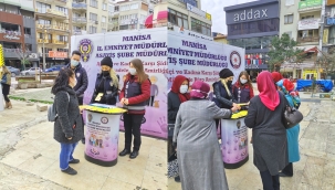 Manisa emniyetinden aile içi ve kadına yönelik şiddetle mücadele
