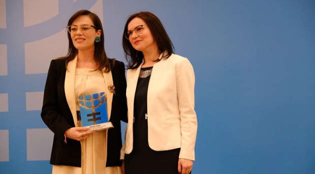 Manisalı Evgar BM kadın birimi Türkiye ofisinin ilk iyi niyet elçisi 