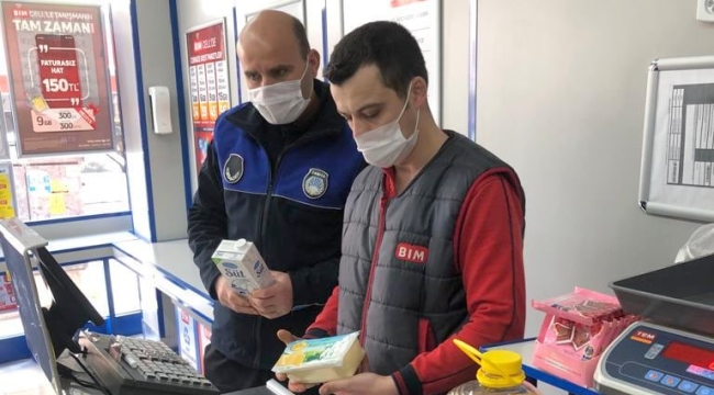 Marketlerde fiyat etiketi denetimi