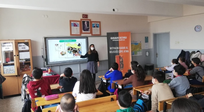  Öğrencilere gıdanı koru eğitimi