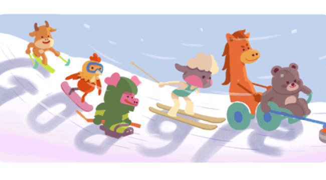 Pekin paralimpik kış oyunlarını Google doodle yaptı
