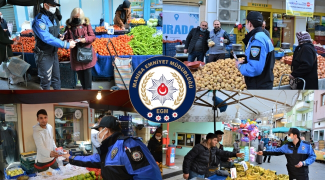 Polis dolandırıcılığın önlenmesi için vatandaşlara broşür dağıttı