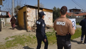 Polis eşleri derneğinden gıda yardımı