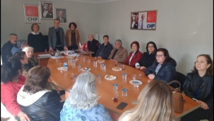 CHP'li kadınlar Başkan Akın ve kadın kollarını ziyaret etti