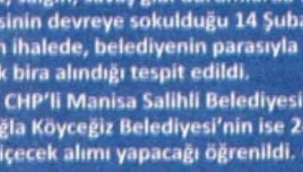 Salihlilerde şaşırdı:,yeni akit MHP'li belediyeyi CHP'li gösterdi