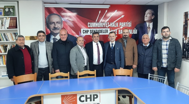 STK başkanları CHP il başkanını ziyaret etti