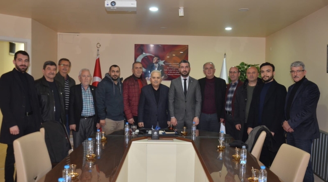 Ziyarette zordaki esnafın durumu ele alındı